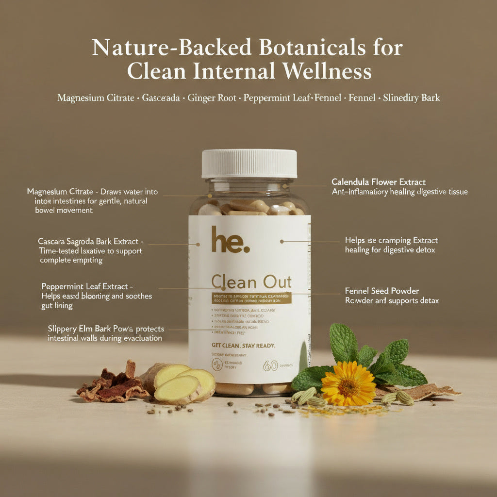 Clean Out – Fast-Acting Natural Anal Cleanse Capsules