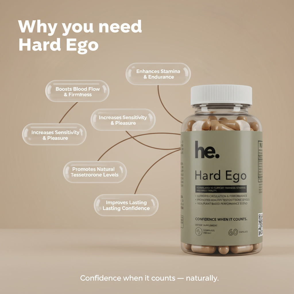 Hard Ego – Capsules for Erection Support & Performance