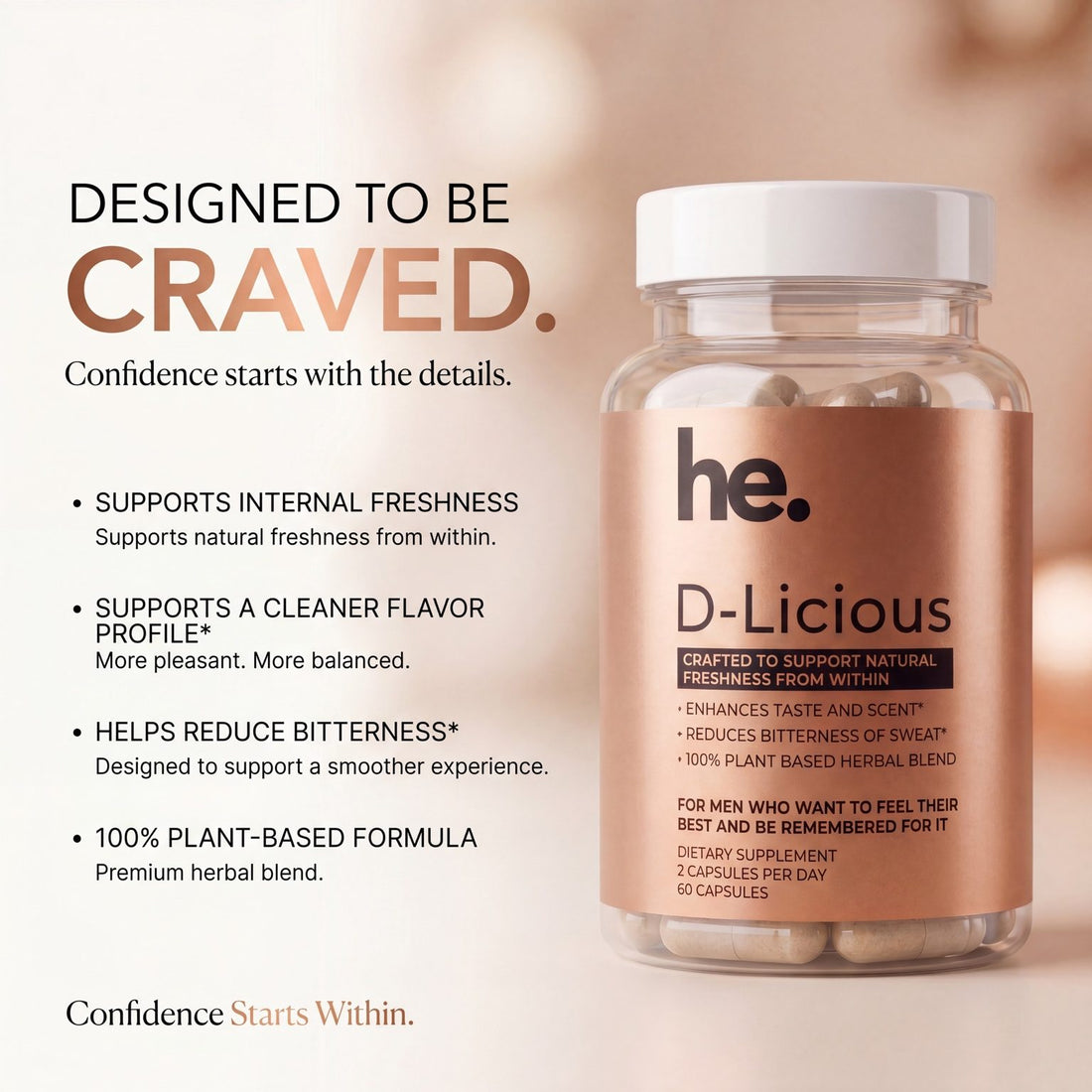 D-Licious – Capsules for Semen Flavor Enhancement